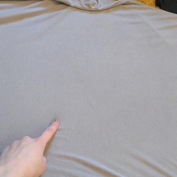 Barefoot Dreams Luxe Milk Jersey Caftan Faded Rose Pewter Petite One Size Dress - Picture 13 of 15